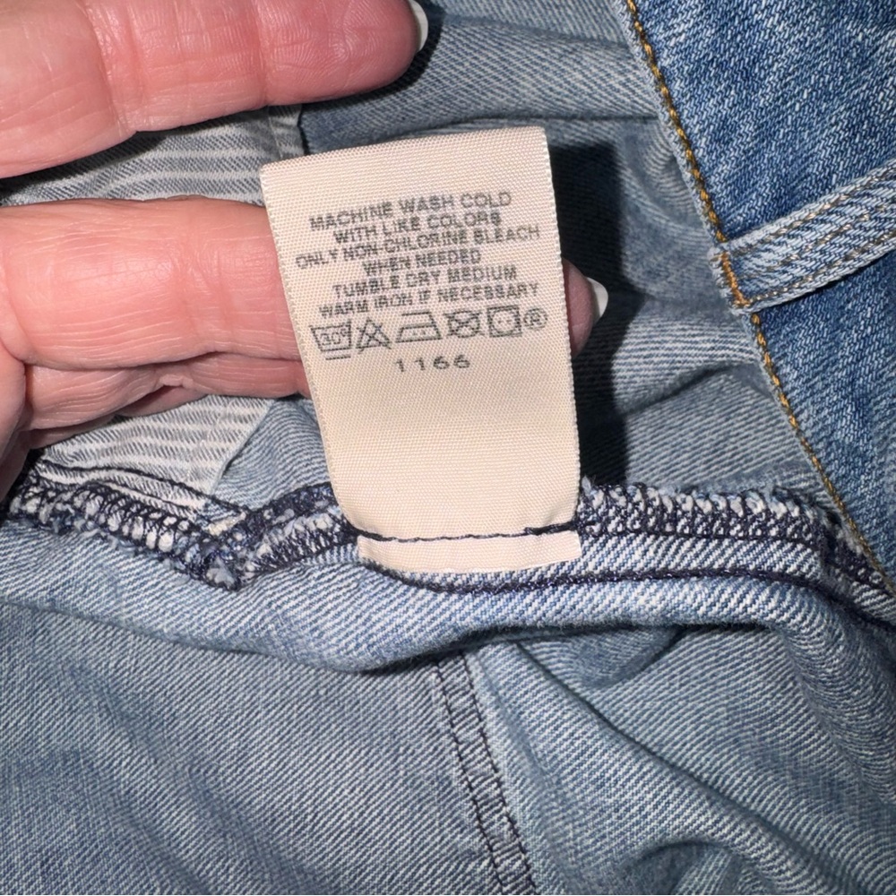 GAP Women's Vintage Low Rise 100% Cotton Flare Jeans, Size 12 - Picture 10 of 12